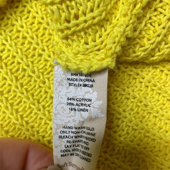 Soft Surroundings Free Day Sweater Cold Shoulder - Picture 7 of 7